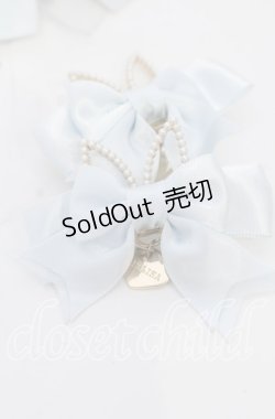 画像2: LIZ LISA / リボンクリップ4つセット  サックス O-25-09-26-074-LO-AC-OW-OS