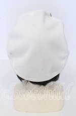 画像3: 【SALE】DimMoire / ロゴ刺繍スウェードベレー帽  ホワイト O-25-09-26-008-PU-AC-OW-ZT511 (3)