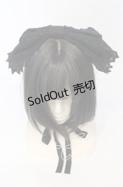 画像1: BABY,THE STARS SHINE BRIGHT / リボン型ヘッドドレス  クロ O-25-09-26-009-BA-AC-OW-ZT434-F005