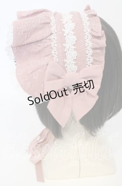 画像2: 【SALE】axes femme Kawaii / メアリーハーフボンネット  ピンク O-25-09-26-002-AX-AC-OW-ZT433