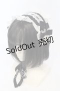 BABY,THE STARS SHINE BRIGHT / はしごレースのヘッドドレス  クロ×シロ O-25-09-26-010-BA-AC-OW-OS