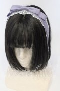 axes femme kawaii / レースリボンカチューシャ  ラベンダー O-25-09-26-017-AX-AC-OW-OS
