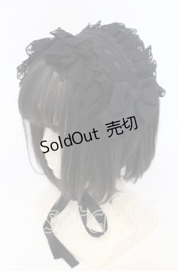 画像1: Vallee lys / Lace Enchantment Headdress  クロ O-25-09-26-018-GO-AC-YM-OS