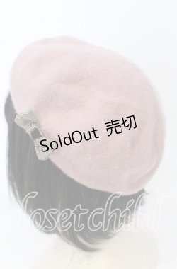 画像2: axes femme / リボン付2WAYリブベレー  ピンク O-25-09-26-020-AX-AC-OW-ZT511