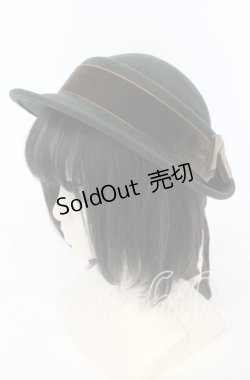 画像1: シュエット / ベルセゾンのクラシックハット  グリーン×ブラウン O-25-09-26-021-LO-AC-OW-ZT0929N