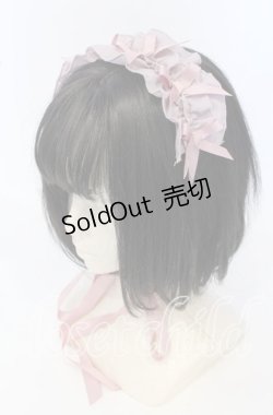 画像1: Chalmiere / フリルヘッドドレス  ピンク O-25-09-26-025-LO-AC-IG-OS