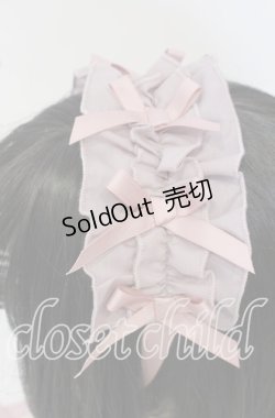 画像2: Chalmiere / フリルヘッドドレス  ピンク O-25-09-26-025-LO-AC-IG-OS