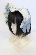 axes femme kawaii / アンティークローズ柄ハーフボンネット  生成り O-25-09-26-027-AX-AC-IG-OS