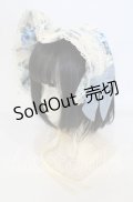 axes femme kawaii / アンティークローズ柄ハーフボンネット  生成り O-25-09-26-027-AX-AC-IG-OS