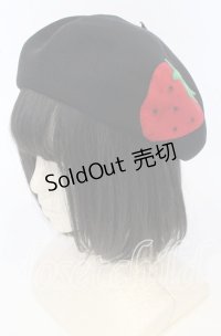 Heart E / いちごベレー  クロ×アカ O-25-09-26-031-LO-AC-OW-ZT511