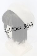 Heart E / ベレー帽  アイボリー O-25-09-26-034-LO-AC-OW-OS