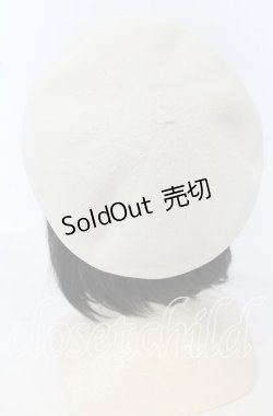 画像2: Heart E / ベレー帽  アイボリー O-25-09-26-034-LO-AC-OW-OS