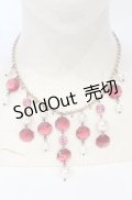 【SALE】Victorian maiden / ビジューネックレス  ワイン O-25-09-26-039-CL-AC-OW-ZT444-F002