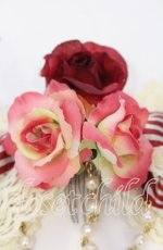 画像2: 【SALE】Angelic Pretty / ロココローズコーム  アカ O-25-09-26-041-AP-AC-OW-ZT500 (2)