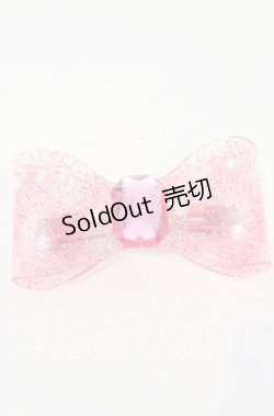 画像1: Angelic Pretty / オーロラリボンバレッタ  ピンク O-25-09-26-043-AP-AC-OW-OS