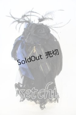 画像2: 【SALE】ALICE and the PIRATES / Vampire Princessカチューシャ  クロ×アオ O-25-09-26-005-PA-AC-OW-ZT488