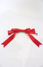 画像1: 【SALE】LOTUS ribbon / いちご大福リボンバレッタ  アカ O-25-09-26-047-EL-AC-OW-ZT444-F003 (1)