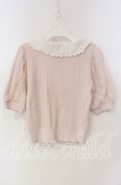 画像3: mille fille closet / ヨーク切り替えニットトップス M ピンク×シロ O-25-09-27-033-LO-TO-OW-OS