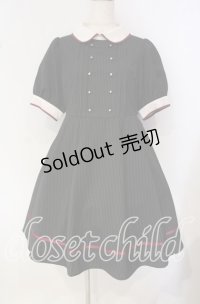 Amavel / ストライプワンピース F クロ O-25-09-27-005-CA-OP-OW-ZT101