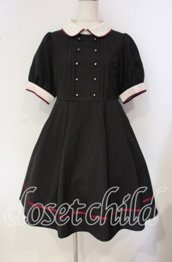 画像1: Amavel / ストライプワンピース F クロ O-25-09-27-005-CA-OP-OW-OS