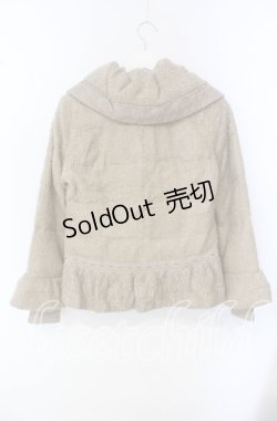 画像3: axes femme / レース切り替えツイードブルゾン M キナリ O-25-09-27-039-AX-CO-OW-ZT-C048