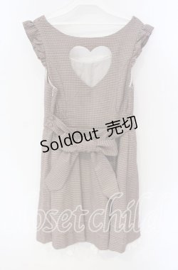 画像3: Secret Honey / バックハートジャンパードレス  ブラウン O-25-09-27-045-CA-OP-IG-OS