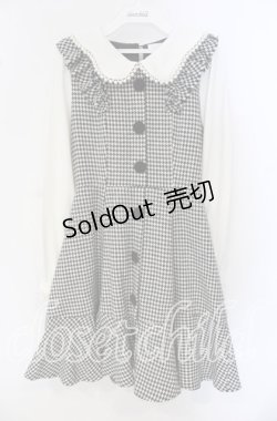 画像1: LIZ LISA / ハウンドトゥースワンピース  クロ×シロ O-25-09-27-046-LO-OP-IG-OS