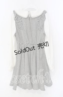画像3: LIZ LISA / ハウンドトゥースワンピース  クロ×シロ O-25-09-27-046-LO-OP-IG-OS