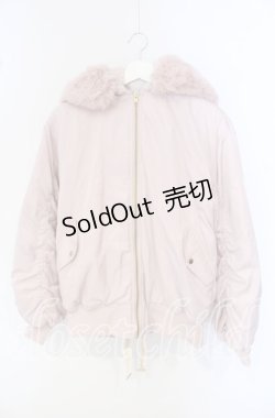 画像1: LIZ LISA / ファーフードブルゾン  ピンク O-25-09-27-048-LO-CO-IG-OS