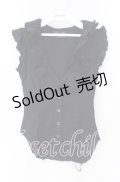 STIGMATA / ガーゼノースリーブブラウス  ブラック O-25-09-27-050-GO-BL-IG-OS
