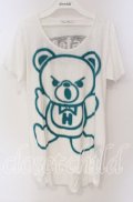 HYSTERIC GLAMOUR / ファックベアTシャツ  ホワイト O-25-09-27-052-PU-TS-IG-ZT318