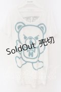 HYSTERIC GLAMOUR / ファックベアTシャツ  ホワイト O-25-09-27-052-PU-TS-IG-ZT318