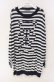 画像1: HYSTERIC GLAMOUR / BEARボーダー編込 プルオーバー  ネイビー O-25-09-27-053-PU-TO-IG-OS (1)