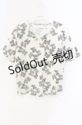 PINK HOUSE / リボンプリントTシャツ  アイボリー×クロ O-25-09-27-055-LO-TS-IG-OS