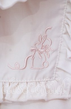 画像2: axes femme POETIQUE / バブーシュカ付ウサギ刺繍ブラウス  生成り O-25-09-27-059-AX-BL-IG-OS
