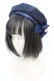 画像1: Amavel / メッセージリボン付ベレー帽  ネエビー O-25-09-27-1001-CA-AC-IG-OS (1)