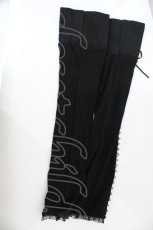 画像2: 【SALE】Ozz On / レース配色アームカバー  ブラック×レッド O-25-09-27-1044-OO-ZA-OW-ZT0929N (2)