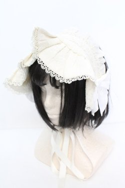 画像1: axes femme kawaii / メアリーハーフボンネット  キナリ O-25-09-27-1047-AX-AC-OW-OS
