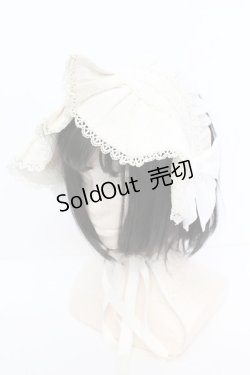 画像1: axes femme kawaii / メアリーハーフボンネット  キナリ O-25-09-27-1047-AX-AC-OW-OS