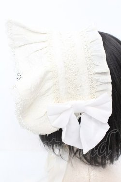 画像2: axes femme kawaii / メアリーハーフボンネット  キナリ O-25-09-27-1047-AX-AC-OW-OS