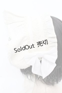 画像2: axes femme kawaii / メアリーハーフボンネット  キナリ O-25-09-27-1047-AX-AC-OW-OS