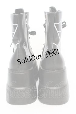 画像3: NieR Clothing / 身長約9cmUP軽量×厚底ブーツ【SPIDER】 42（約26cm） ブラック O-25-09-27-1048-PU-SH-YM-ZT-K017