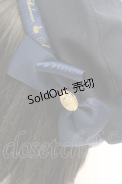 画像2: Amavel / メッセージリボン付ベレー帽  ネエビー O-25-09-27-1001-CA-AC-IG-ZT511
