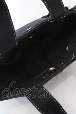 画像4: JILL by JILL STUART / フリルトートバッグ（小）  ブラック O-25-09-27-1006-LO-BG-YM-OS