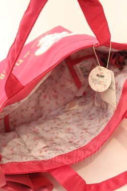 画像3: Maison de FLEUR / あざとBonbonribbonサイドリボントート  ピンク O-25-09-27-1008-LO-BG-OW-OS