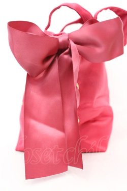 画像3: Maison de FLEUR / あざとPochaccoサイドリボントート  ピンク O-25-09-27-1009-LO-BG-OW-OS