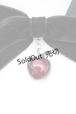 画像2: axes femme POETIQUE / りんごチョーカー  クロ×パープル O-25-09-27-1015-AX-AC-OW-ZT0929N