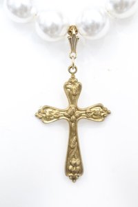 Luxmira / ネックレス “Lien”  ホワイト O-25-09-27-1016-GO-AC-IG-ZT486-F001