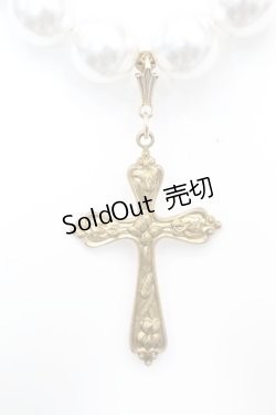 画像1: 【SALE】Luxmira / ネックレス “Lien”  ホワイト O-25-09-27-1016-GO-AC-IG-ZT486-F001