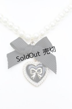 画像1: m petit by misako / パールリボンネックレス  ゴールド O-25-09-27-1017-LO-AC-OW-ZT486-F001